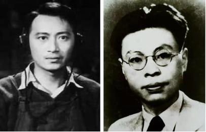 左:《永不消逝的电波》李侠 右:李侠原型——李白烈士 1958年,新中国