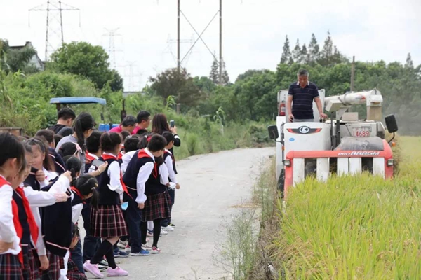 "爱劳动·庆丰收·惜粮食"闵行区中小学劳动教育月启动
