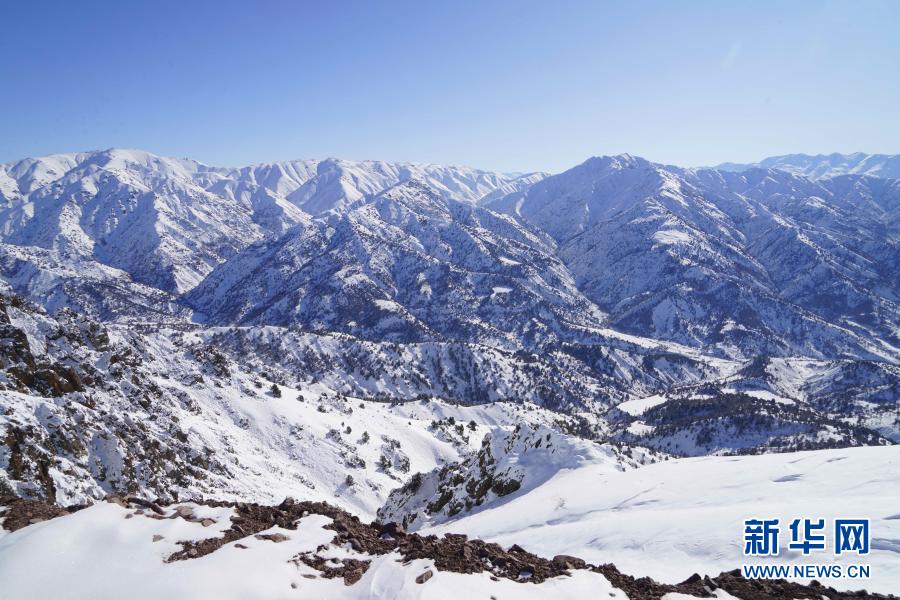 乌兹别克斯坦:山区雪景