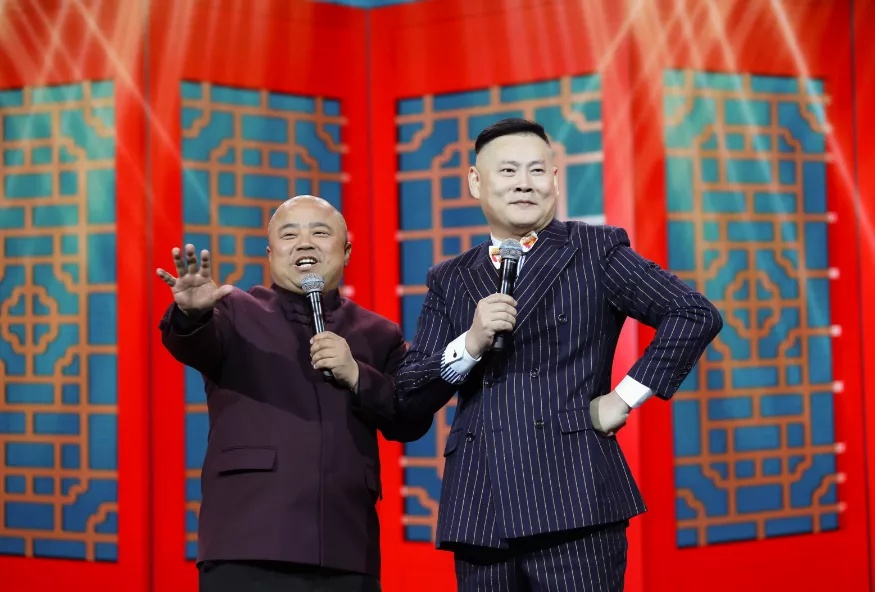 表演:戴志诚,郑健(袁寒松 摄)相声《王子复仇记 表演:李增瑞,董建春