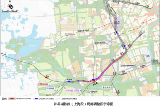 沪苏湖铁路上海段规划调整,松江枢纽规模细化,新增这些站点