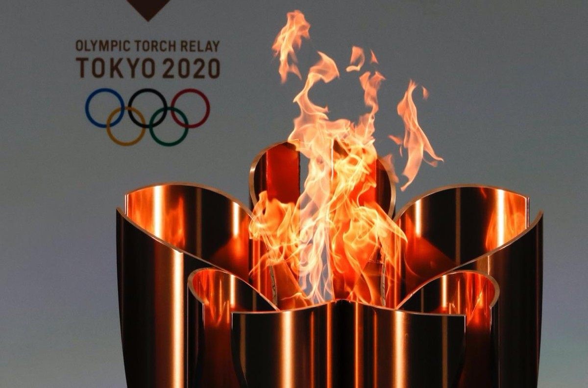东京奥运火炬开启121天传递,日本冠军女足队跑第一棒