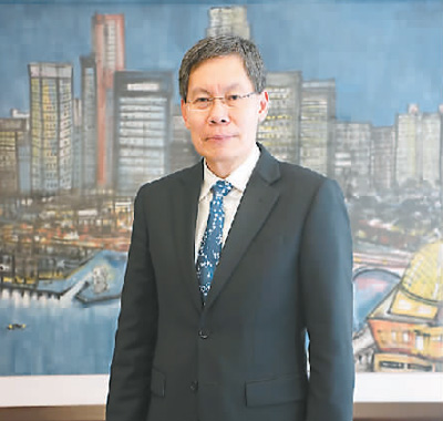 新加坡驻华大使吕德耀近照.海外网 谢 明摄