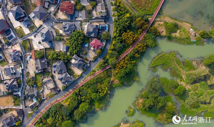 杭州余杭田园绿道串起美丽乡村