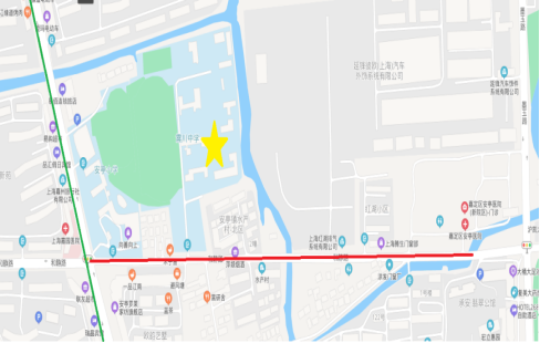 交通管制措施:和静路(安亭医院门西50米口至新源路)段停车区域:新源路