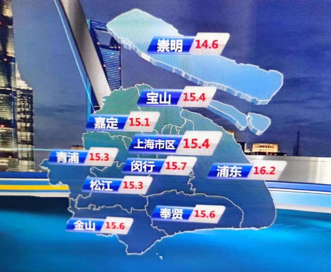申城初五最高气温接近20℃，假期后半段天气形势调整