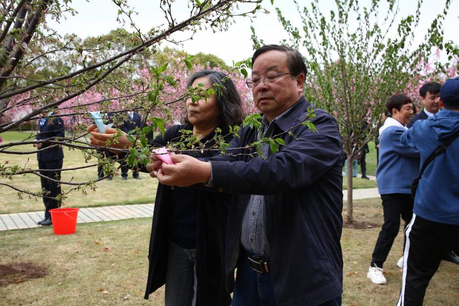 上海举办首次“树说思念”纪念林植树活动，纪念7万名海葬者