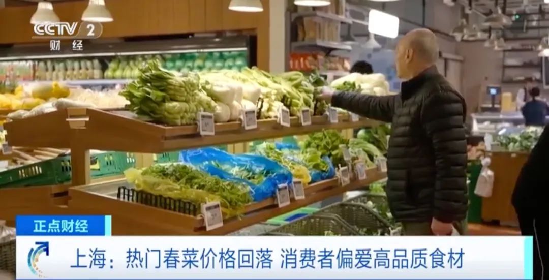 上海：热门春菜价格回落，消费者偏爱高品质食材