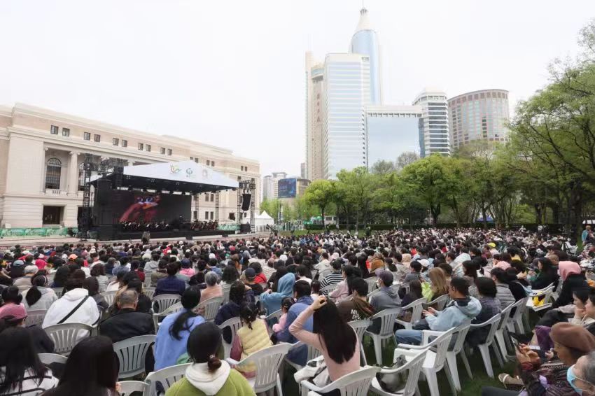 2024“春之声”开演！上海城市草坪音乐会让公共文化服务触手可及