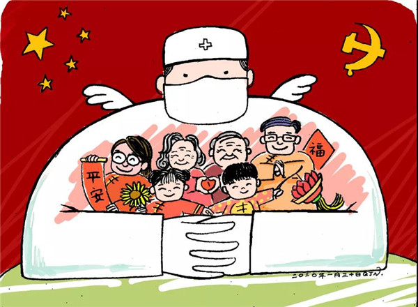 抗击疫情系列漫画12|疫情无情人有情,沪上画家在行动
