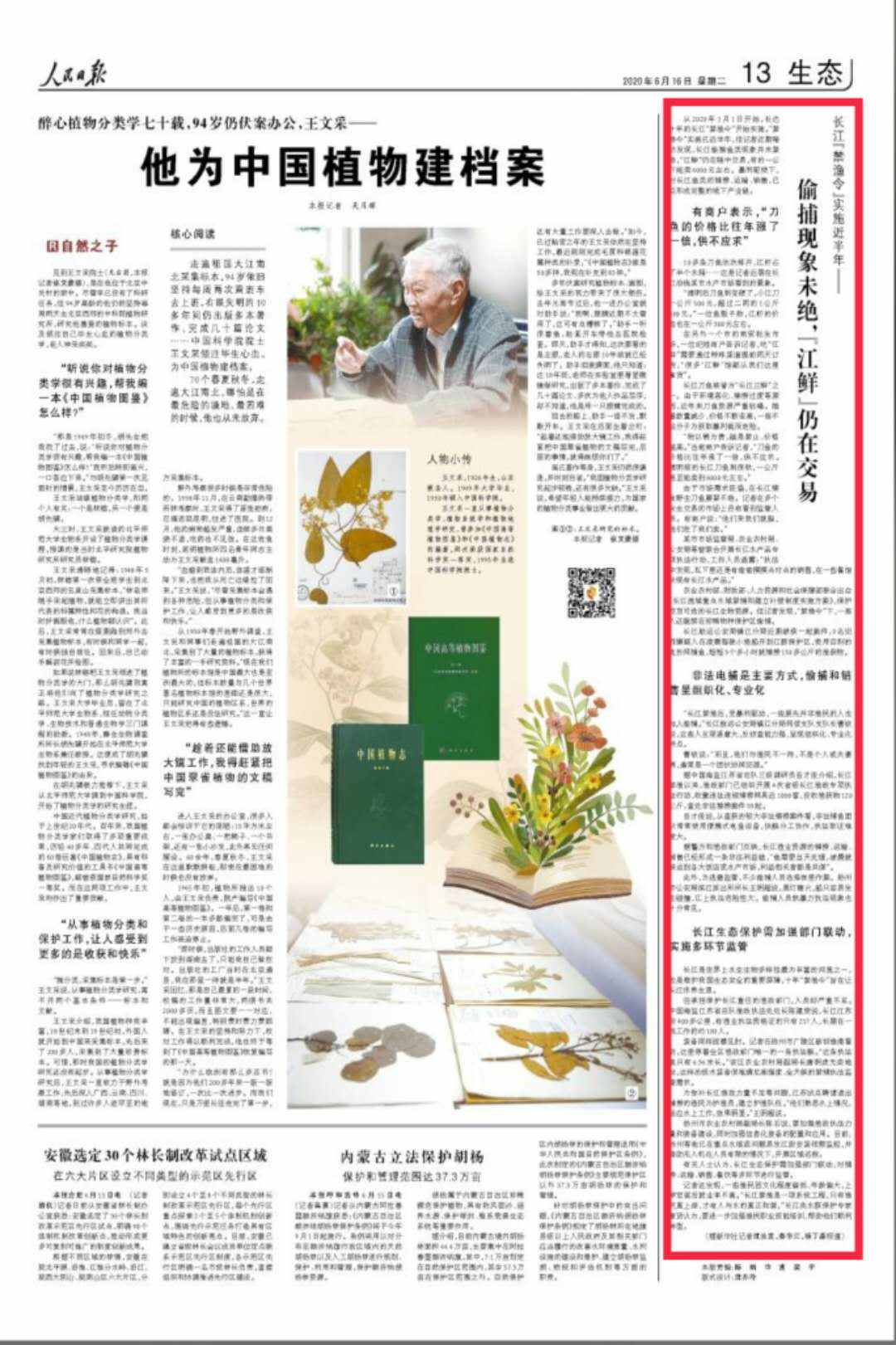 人民日報：長江“禁漁令”實施近半年，偷捕現象