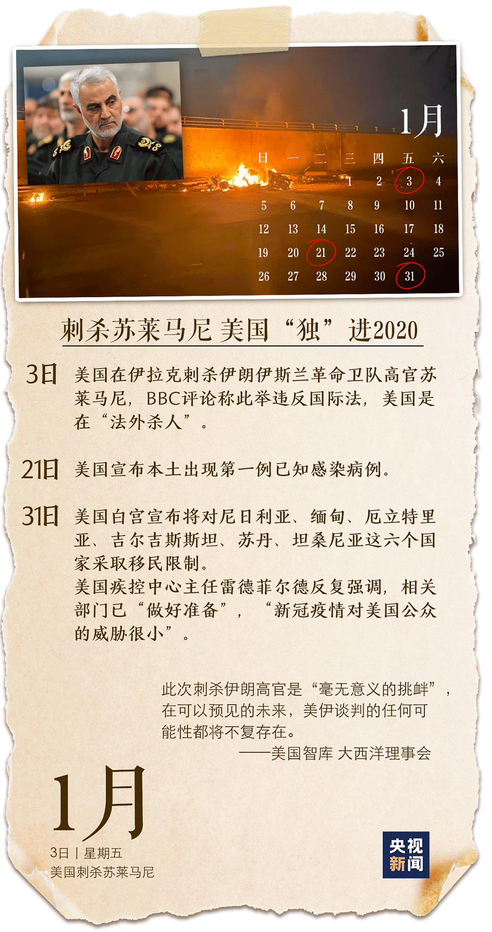 央视新闻|独立日？2020上半年 美国交出一本“独”日历