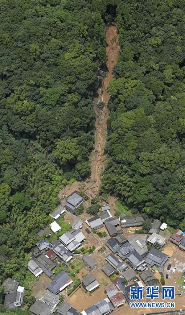 新华网|日本九州强降雨引发洪灾[组图]