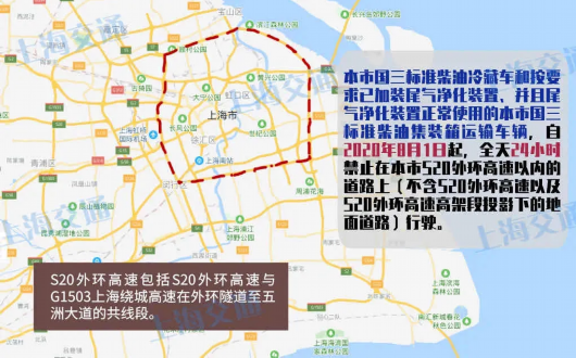 上海交通|8月1日起这些车辆全天24小时禁止在上海相关道路上行驶