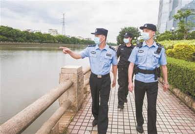 广州日报|羊城水清岸绿 警长保驾护航