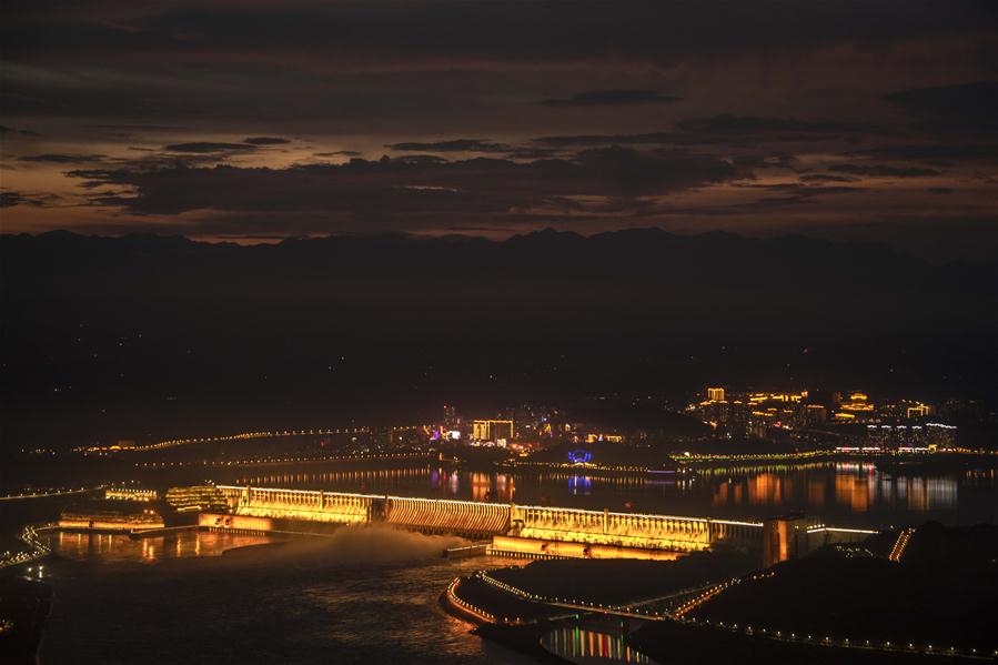 新华网|三峡工程夜色美