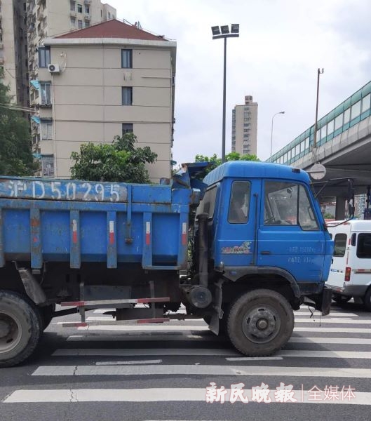 新民晚报|2020夏令热线·现场目击|打浦路隧道出入口频现禁行大货车