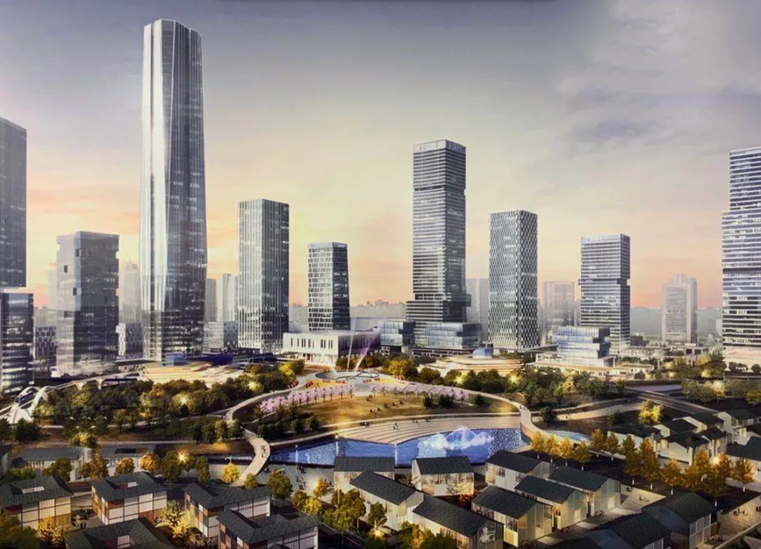 上海又一个城市副中心的天际线增添新成员,248米高楼未来拥有多项