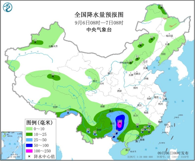 中国天气网|今天南方3省区将遭暴雨 台风“海神”下周初袭东北