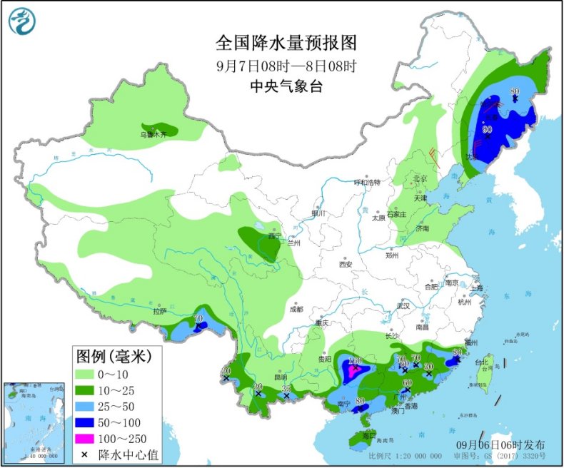 中国天气网|今天南方3省区将遭暴雨 台风“海神”下周初袭东北