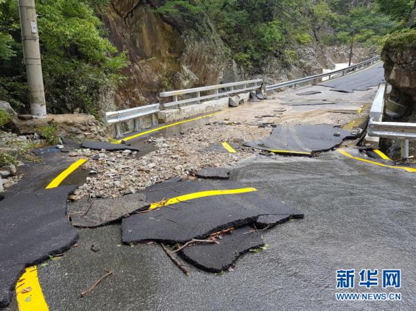 新华网|台风“海神”过境韩国致2人失踪[组图]