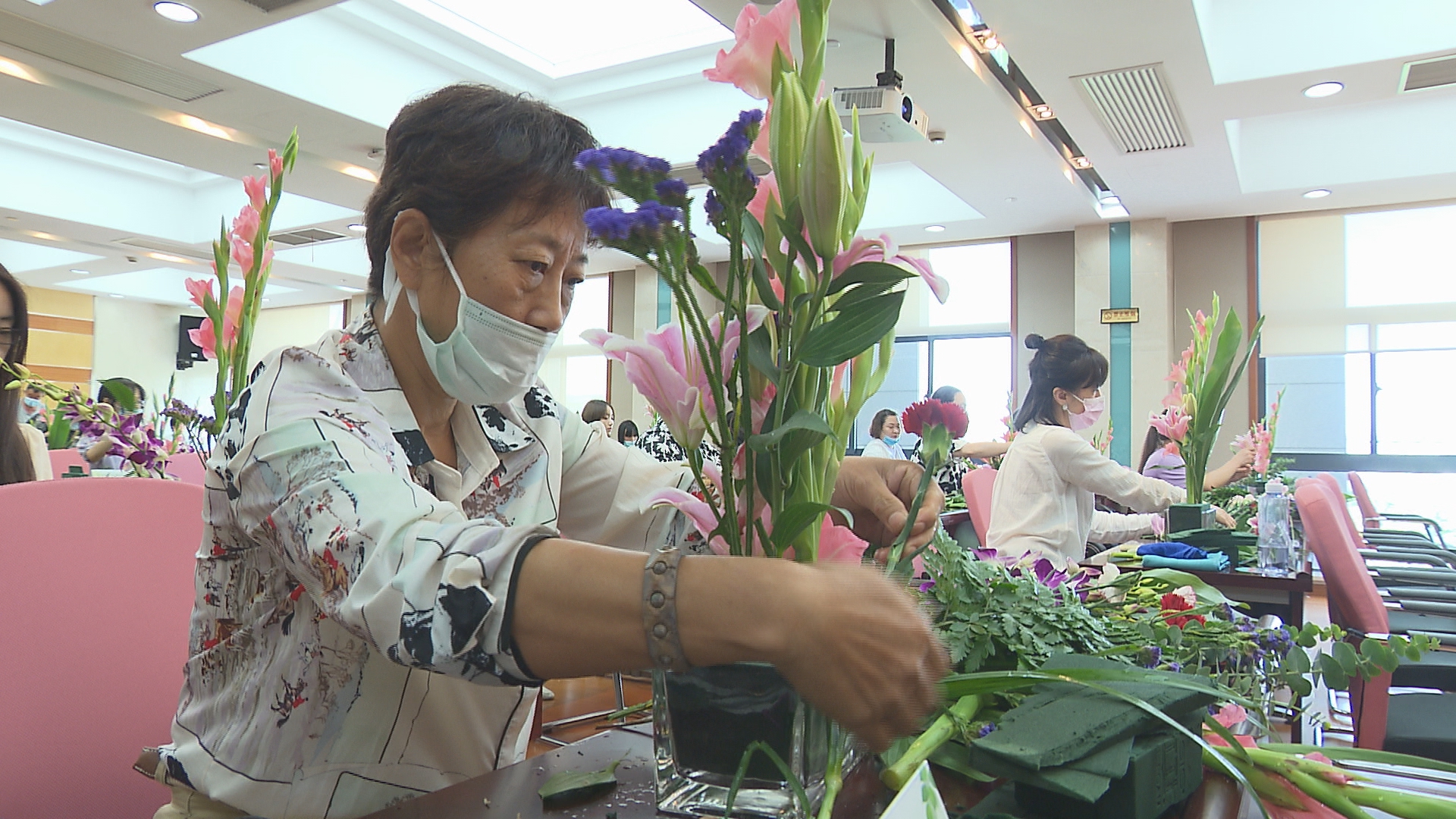 上海闵行|海派插花达人齐集闵行海选，其中竟还有5岁男孩！