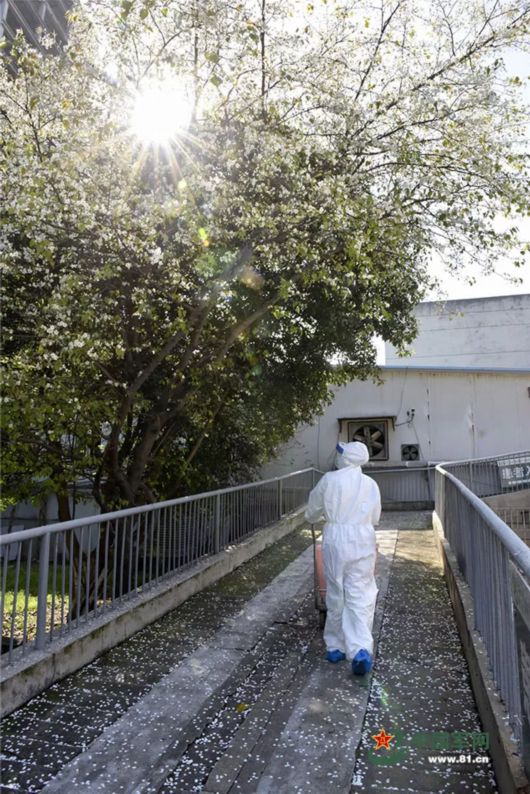 中国军网|回眸丨3个月，20张图，记录白衣战士“战疫”温暖瞬间