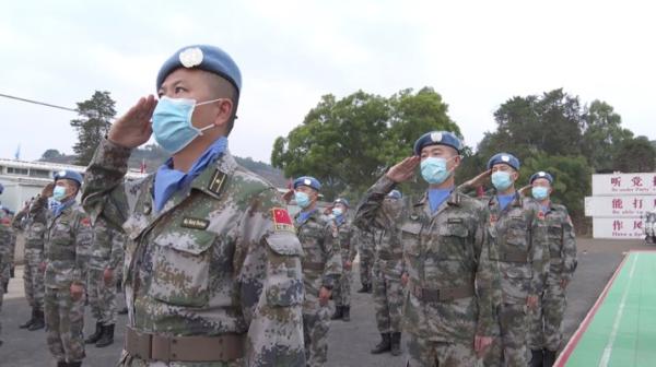 中國赴剛果(金)第23批維和部隊第一梯隊啟程