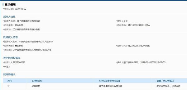 ?中新经纬|?獐子岛拿扇贝抵押获9000万贷款 业内:活体动物抵押价值难评估