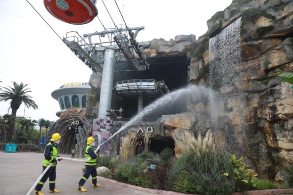 东方网|高空缆车救援、酒店疫情防控上海文旅行业举行处置突发事件应急演练