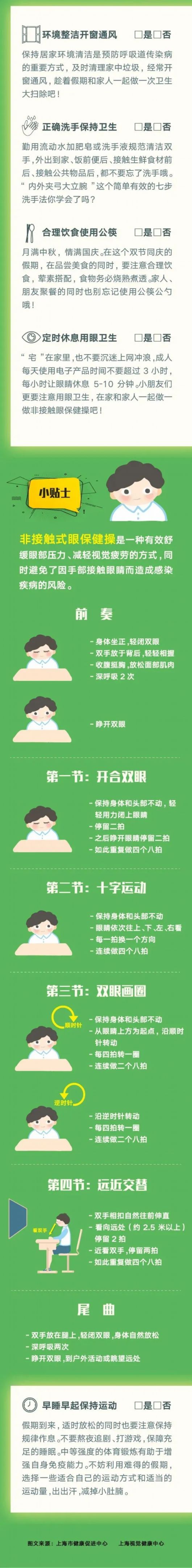 上海发布|@宅家休息的你，这份居家健康清单你完成了几项？