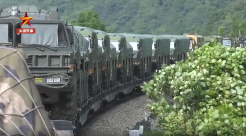 图片说明:铁路运输 央视军事截图