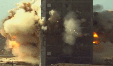 图片说明:大秀“破窗而入” 央视军事截图