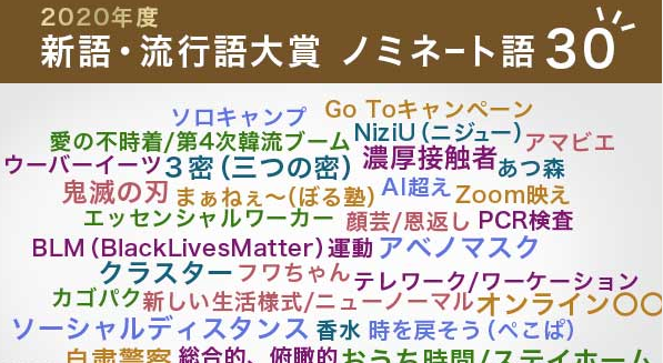 东方网|日媒揽要11月5日：2020年日本流行语大赏30个候选词正式公布