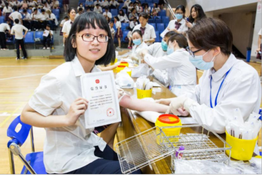 上海普陀|晋元中学17年4000多师生加入造血干细胞捐献 11名配型成功