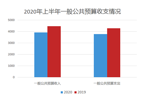 上海市财政局|上海市2020年上半年一般公共预算收支情况