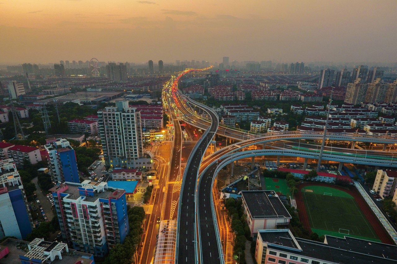 上海沪闵高架路图片