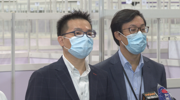 香港医院管理局重启亚洲国际博览馆社区治疗设施收治新冠肺炎确诊患者
