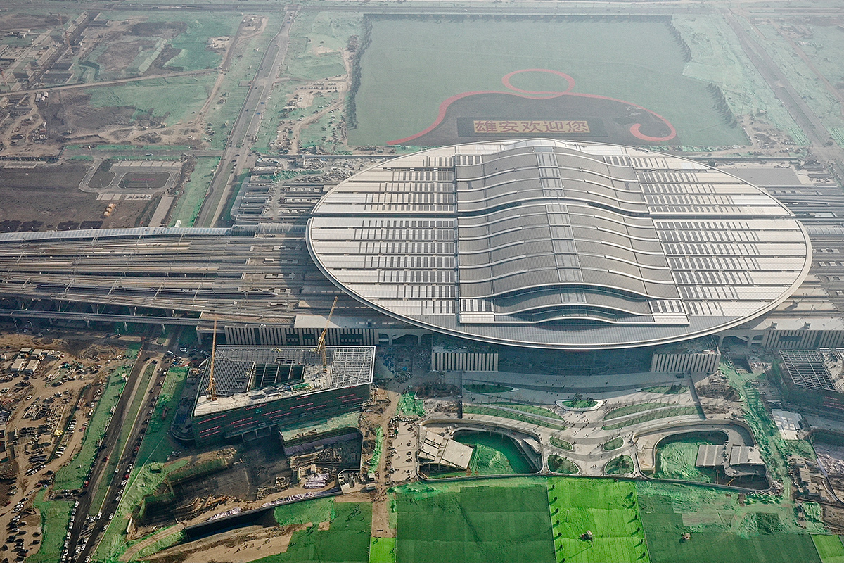 北京西站至雄安新区间最快旅行时间50分钟,大兴机场至雄安新区间最快