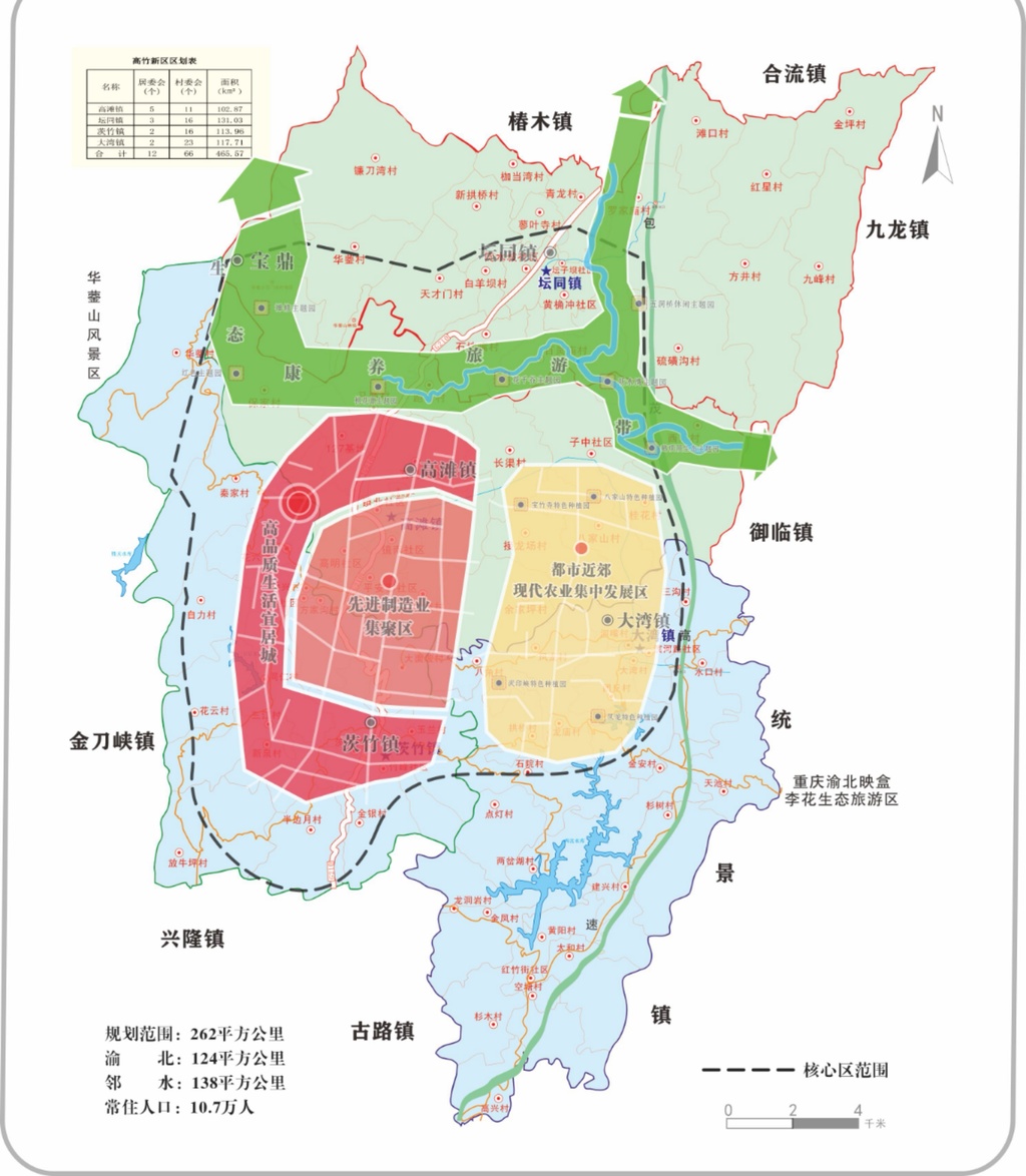 高滩—茨竹新区规划图片