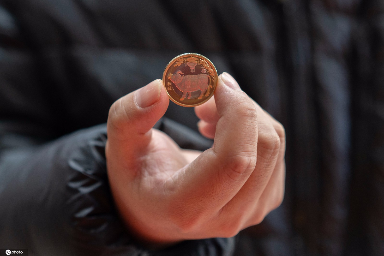 牛年生肖纪念币登场市民排队兑换