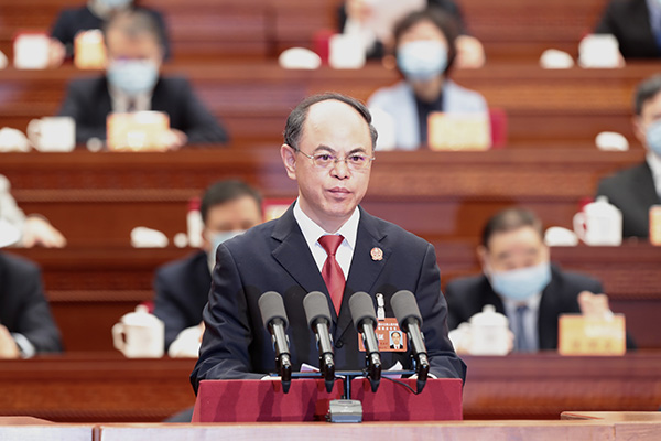 全国人大代表,江苏省高级人民法院院长夏道虎