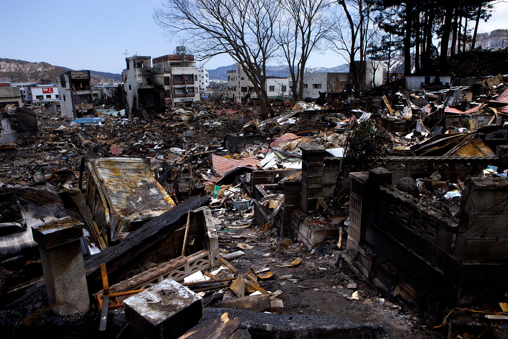 2011年東日本大地震之後的巖手縣陸前高田市海外網3月26日電當地時間