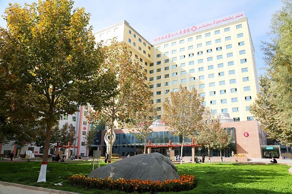 上海对口支援新疆喀什二院。喀什二院供图