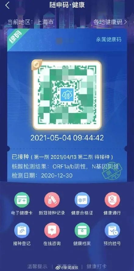 上海也有镶金边的健康码了你解锁了吗