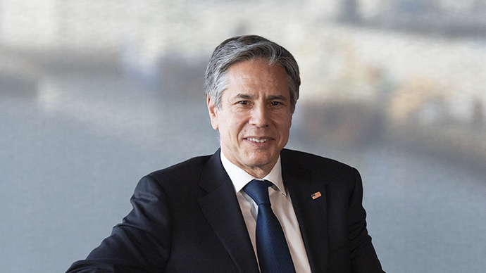 美国国务卿布林肯.人民视觉 图