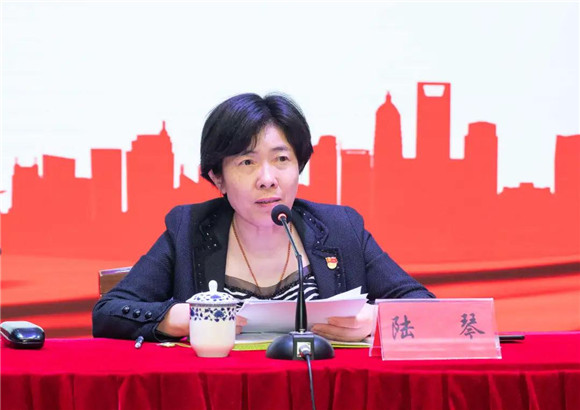 区教育工作党委书记陆琴作就进一步做好教育系统精神文明和师德建设