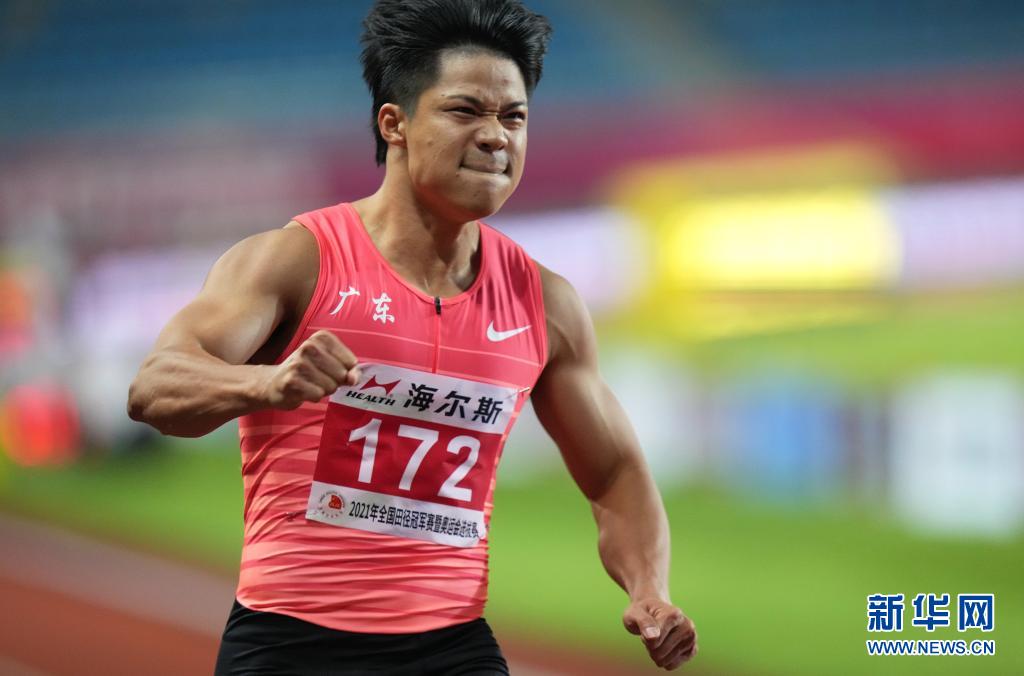 田径——全国冠军赛:苏炳添夺得男子100米冠军
