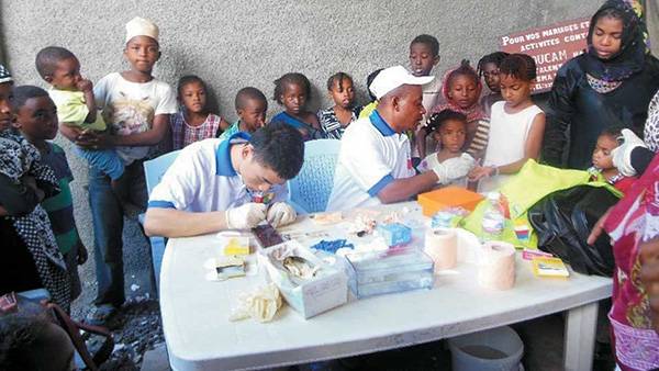 科摩罗社区的抗疟项目