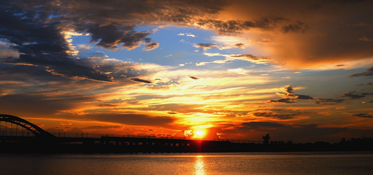 超惊艳!哈尔滨瑰丽多姿晚霞美若油画